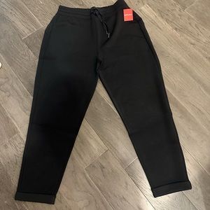 SPANX black spacer tapered pant, NWT